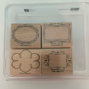 Stampin’ Up! 2004 “Fine Frames” Rubber Stamp Set